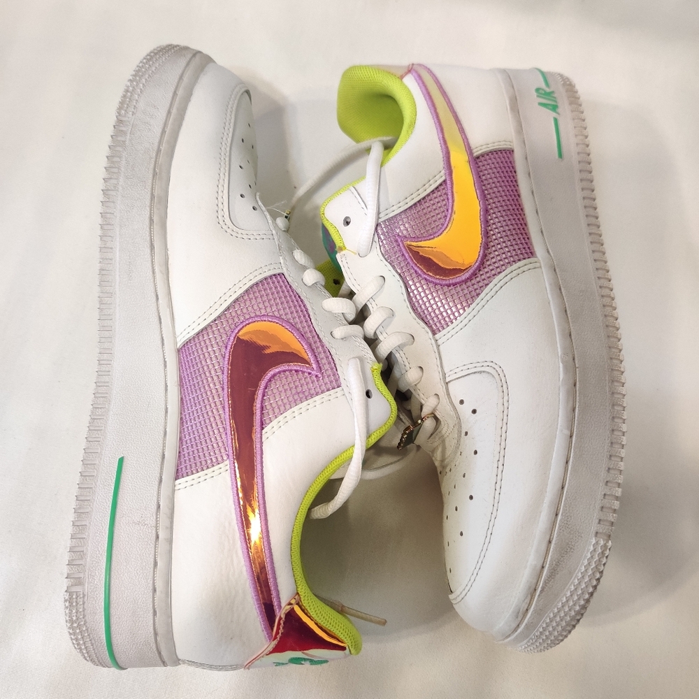 Nike Air Force Womens Multicolor Shoe Sneaker 8 - Picture 3 of 7
